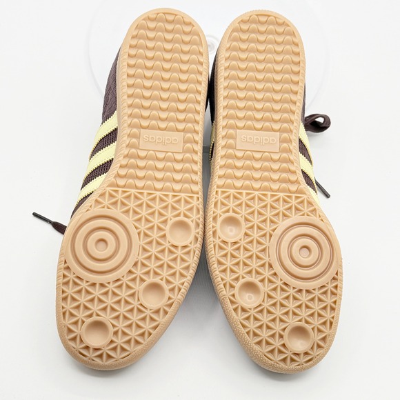 Adidas Samba OG W Knit Pack Womens Size 11 Shadow Brown/Yellow/Gum Size JR8167 - Picture 3 of 9